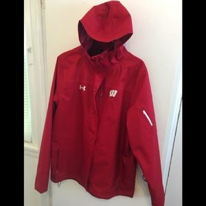 Wisconsin Badgers Under Armour Rain/Fall Coat